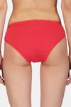 Bleeding Heart Medium Rise Half Coverage Bikini Panty (Pack of 2) - Black Coral — thumbnail 5